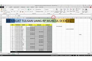 Format Mata Uang Excel