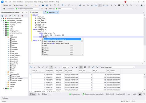 format mysql code