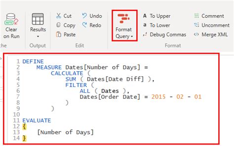 format number power bi dax