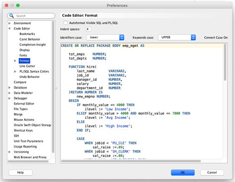 format sql code in visual studio