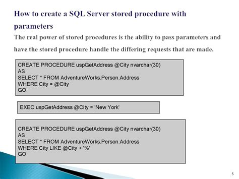 format sql server stored procedure online