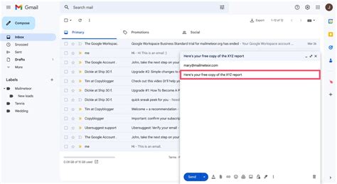 format to send email with attachment