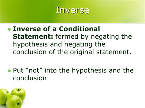 formed by negating the hypothesis and conclusion of the conditional statement