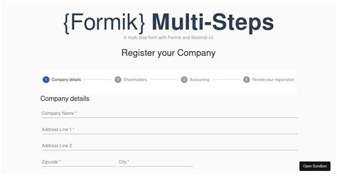 formik multi step form example