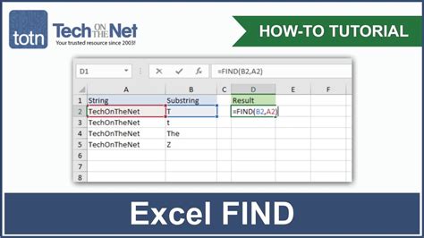 formula for finding text in excel