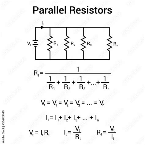 formula to calculate resistors in parallel