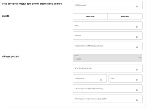 formulaire procuration poste france