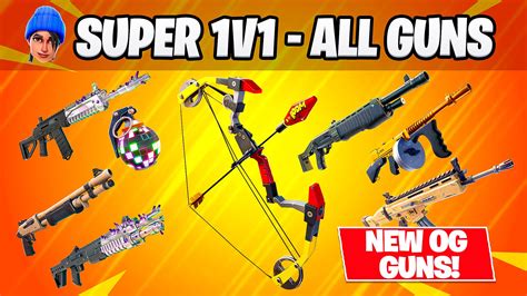 fortnite super 1v1 all guns code