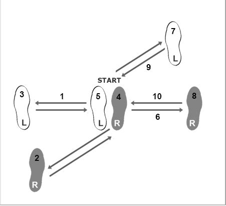 forward step backward step side step and rock steps are the basic steps in cha-cha-cha dance