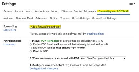 forward work email to gmail
