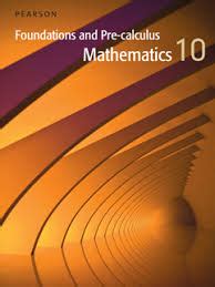 foundations of math and precalculus 10 workbook pdf