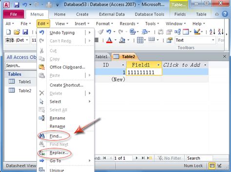 four features of microsoft access