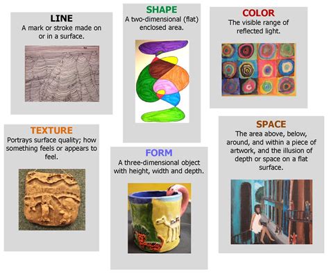 four forms of visual art techniques