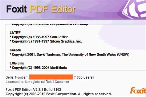 foxit pdf editor 5.0 setup with serial key