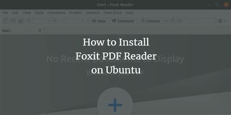 foxit pdf reader install ubuntu