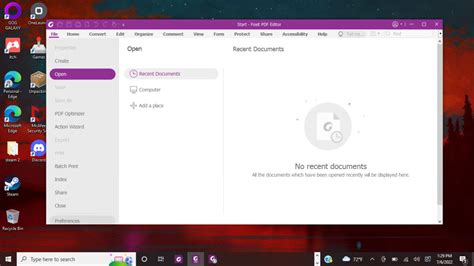 foxit pdf reader settings
