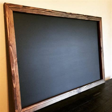 framed chalkboard for kitchen