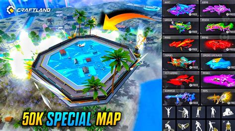 free fire 2v2 craftland map hack code