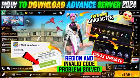 free fire advance server code generator