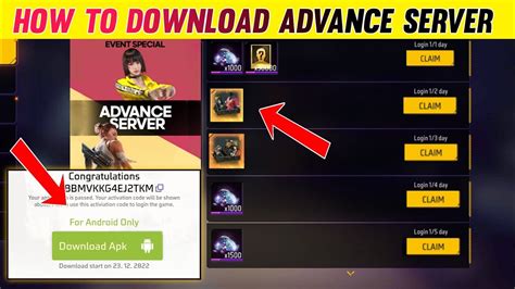 free fire advance server code hack ios