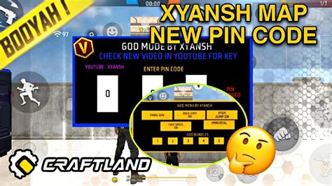 free fire craftland hacker map code