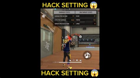 free fire hack setting 2024