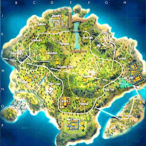 free fire map bermuda
