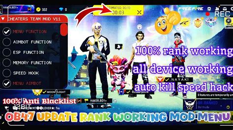 free fire max hack mod menu injector