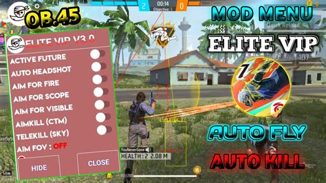 free fire max hack mod menu ob45 download
