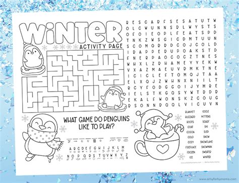 Free Printable Winter Activity Sheets