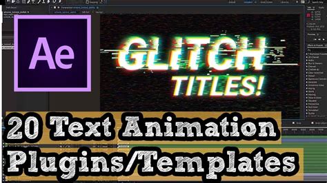 free text animation plugins for after effects