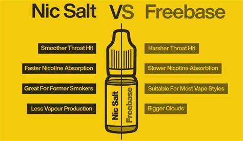 freebase vs salt nicotine e-liquid