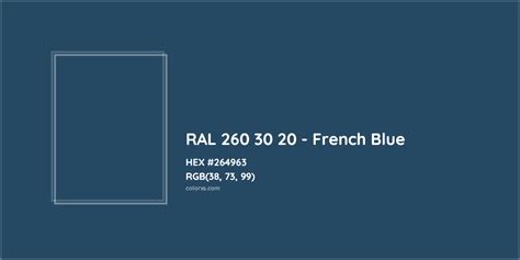 french blue colour ral code