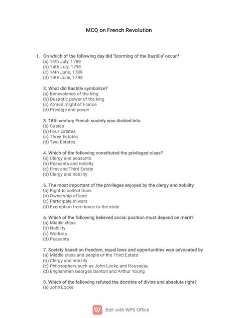 french mcq questions for beginners