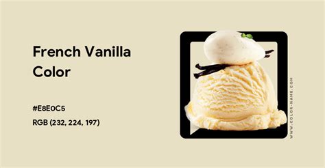 french vanilla hex code