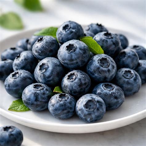 fresh blueberries