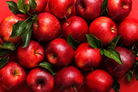 fresh red apples