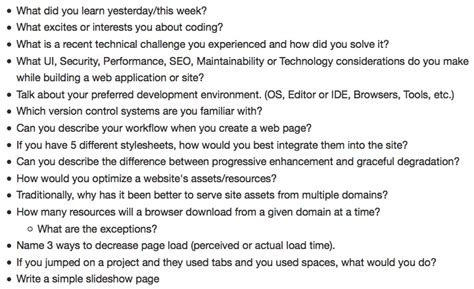 front end developer interview questions