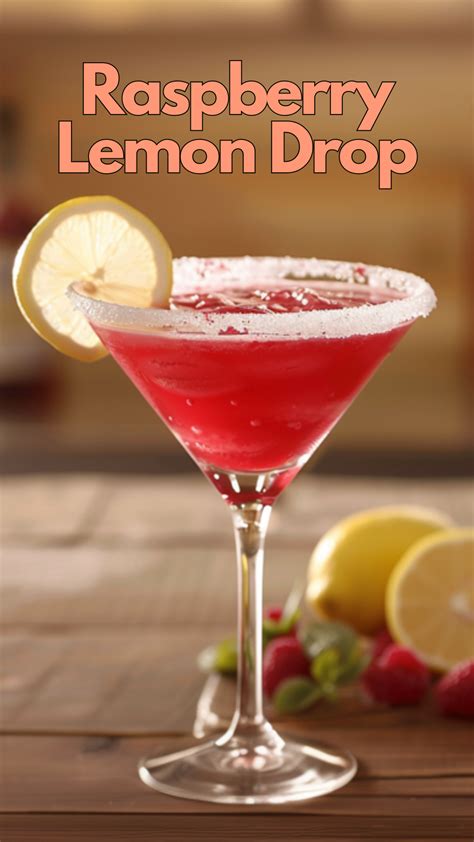 frosted raspberry lemon drop martini recipe