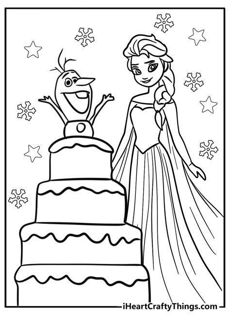 Frozen Coloring Pictures Printable