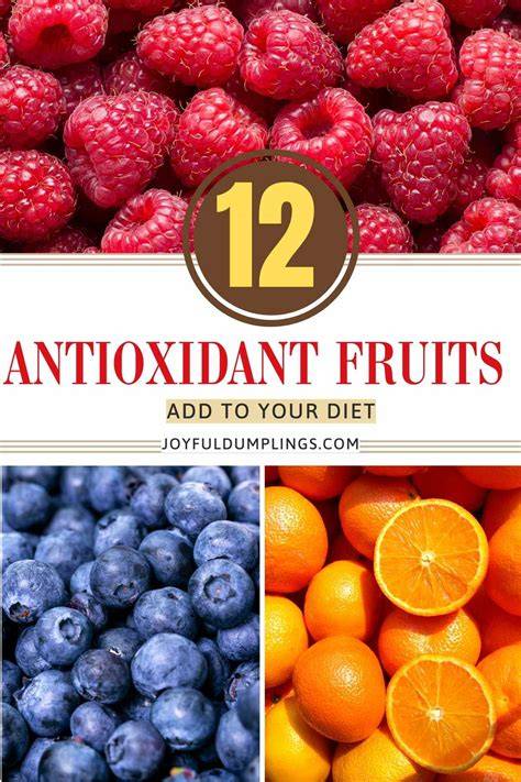 Fruits and vegetables antioxidant rich
