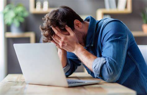 frustrated person