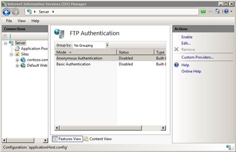 ftp default password anonymous