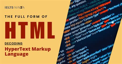 full form of html in computer language
