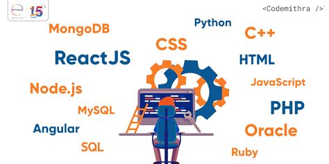 full stack web developer programming languages