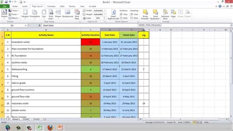 fun excel learning activities
