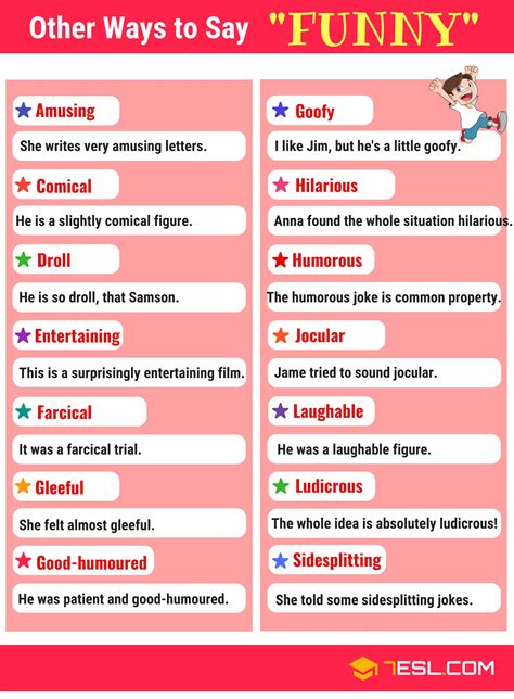 fun in different words