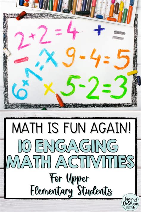 fun math lessons for elementary students