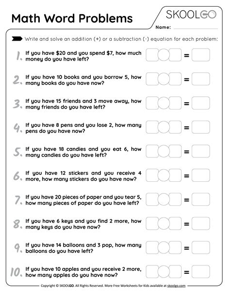 fun math problems for elementary students