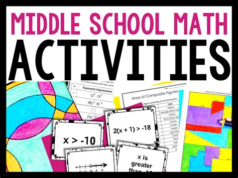 fun math projects for middle school